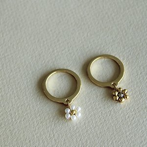 Anel Flor Pérola
