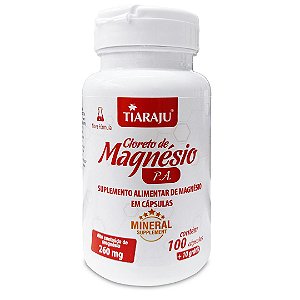 Promoção  - CLORETO DE MAGNÉSIO PA 260 MG (100+10 CAPS) - TIARAJU 02/2021