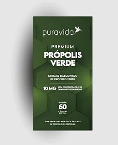 NOVO PROPOLIS VERDE 10mg (60 cáps) - Puravida