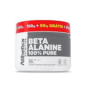 BETA-ALANINE 100% PURE 200G (150G + 50G GRATIS) - Atlhetica Nutrition