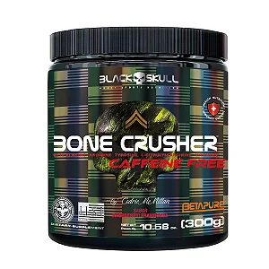BONE CRUSHER SEM CAFEÍNA (300g) - BLACK SKULL