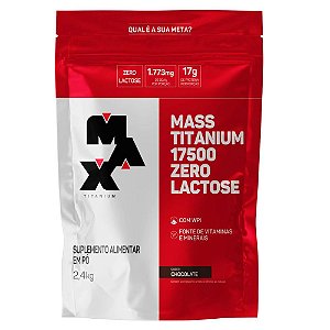 MASS TITANIUM 17500 ZERO LACTOSE REFIL (2,4kg) - MAXTITANIUM