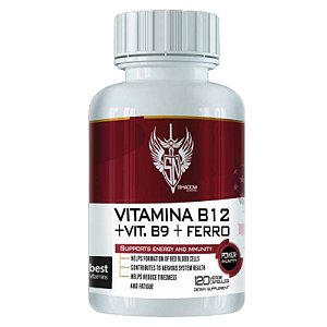 Vitamina b9+ferro+ b12 (120 cáps) - Shadow