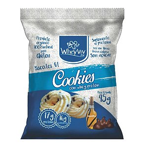Biscoitos Fit Com Whey Protein (Unidade 25G) - Wheyviv Fit