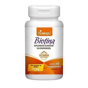 Biotina 45 Mcg (60 Comp) - Tiaraju
