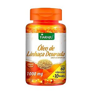 Óleo De Linho 1000Mg (60 + 10 Caps) - Tiaraju