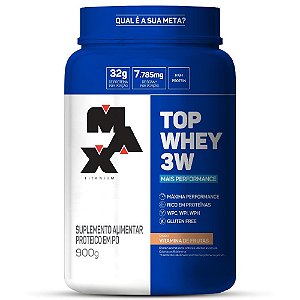 Top Whey 3W + Performance Pote (900G) - Max Titanium