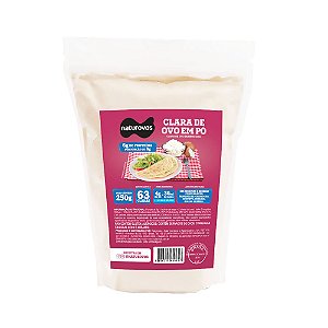 Clara De Ovo Em Pó (250G) - Naturovos