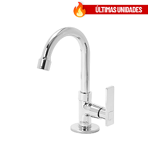 Torneira Para Lavatório De Mesa Bica Baixa 1/4 de volta ABS