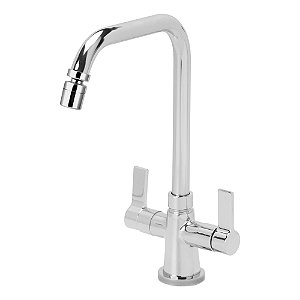 Torneira Misturador Monobloco Cozinha Mesa Tubo Aladim