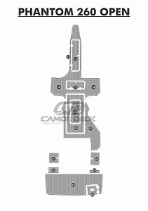Piso Náutico EVA Premium – Phantom 260 Open | Camon Deck