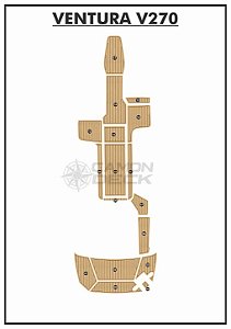 Piso Náutico EVA Premium – Ventura 270 | Camon Deck