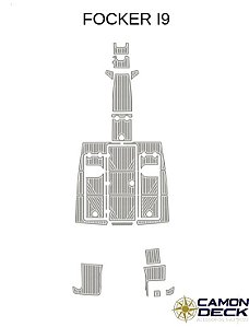 Piso Náutico EVA Premium Sob Medida - Focker i9| Camon Deck