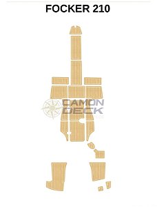 Tapete Náutico EVA para Lancha Focker 210 | Camon Deck