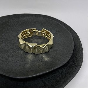 Bracelete Pirâmede - Dourado