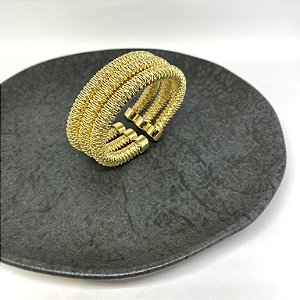 Bracelete Mola Tripla - Dourado