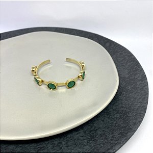 Bracelete Pedras Maya - Verde