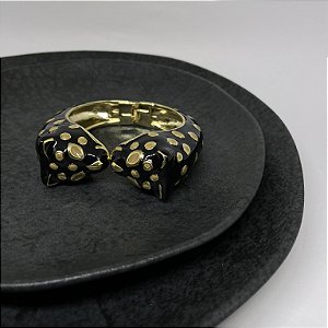 Bracelete Leopardo - Preto