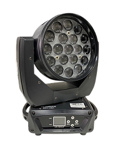 MOVING HEAD WASH LED MAC AURA 19X15W CASE COM 4