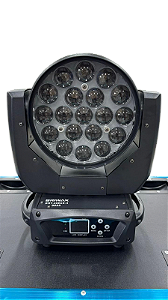 MOVING HEAD WASH LED MAC AURA 19X15W CASE COM 4