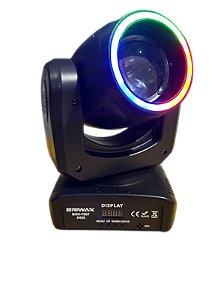 MINI MOVING HEAD BEAM LED 100W COM BORDA