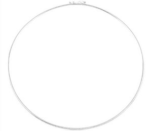 Choker aro rígido 1,5 mm Prata 925
