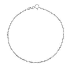Pulseira pipoca fina Prata 925