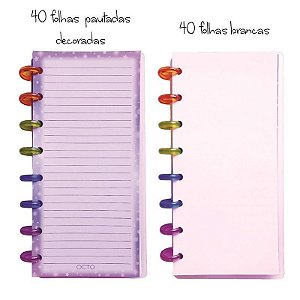 CADERNO SLIM ARCO IRIS
