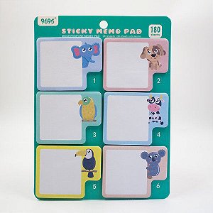 BLOCOS ADESIVOS ANIMAIS