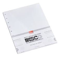 REFIL SEM PAUTA PARA CADERNO DE DISCO BRW