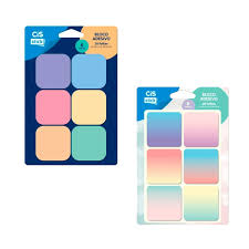 BLOCO ADESIVO CIS STICK COM 6 CORES