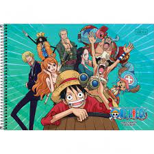 CADERNO DE CARTOGRAFIA E DESENHO ONE PIECE