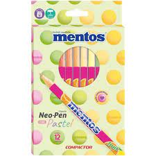 CANETINHA NEO-PEN MENTOS COMPACTOR PASTEL