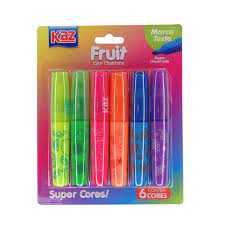 MARCA TEXTO FRUIT COM CHEIRINHO KAZ