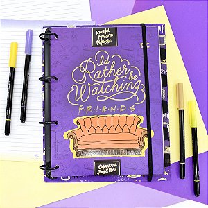 CADERNO ARGOLADO UNIVERSITÁRIO FRIENDS