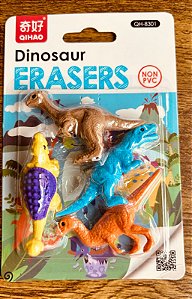 KIT DE BORRACHAS DE DINOSSAURO