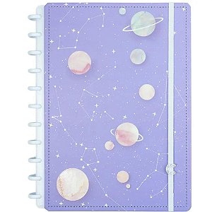 CADERNO INTELIGENTE  PURPLE GALAXY GRANDE BY GOCASE