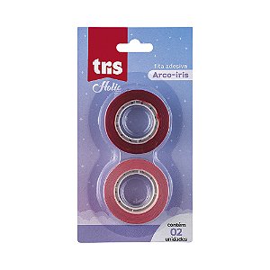 FITA ADESIVA ARCO-IRIS TRIS HOLIC DREAM NEON E PASTEL