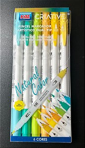 MARCADOR ARTISTICOS DUAL TIP CRIATIVE KAZ