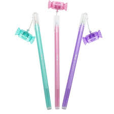 CANETA ESFEROGRÁFICA CANDY COM CARIMBO