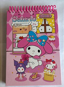CADERNO CAPA DURA MY MELODY SANRIO