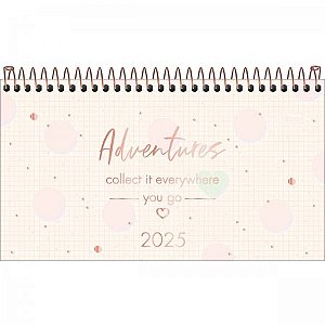 AGENDA ESPIRAL SEMANAL 16,7 X 8,9 CM SOHO 2025