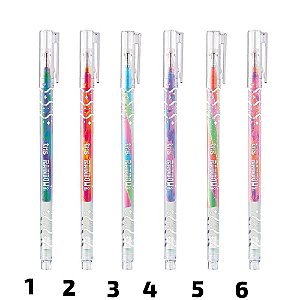CANETA EM GEL RAINBOW TRIS