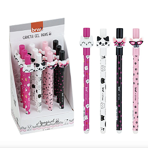 CANETA GEL APAGÁVEL PAWS BRW