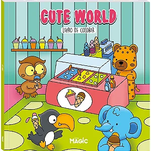 LIVRO DE COLORIR CUTE WORLD