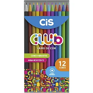 LÁPIS DE COR CIS CLUB 12 CORES