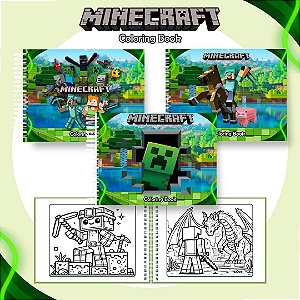 LIVRO DE COLORIR MINECRAFT