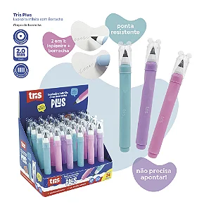 LAPISEIRA INFINITA COM BORRACHA PLUS TRIS