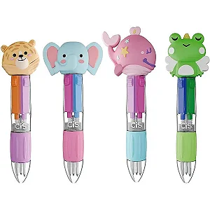 MINI CANETA ESFEROGRÁFICA CIS FUN 4X1