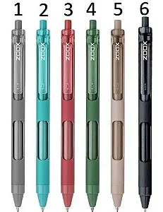 CANETA ESFEROGRÁFICA RETRATIL ZOOX F7